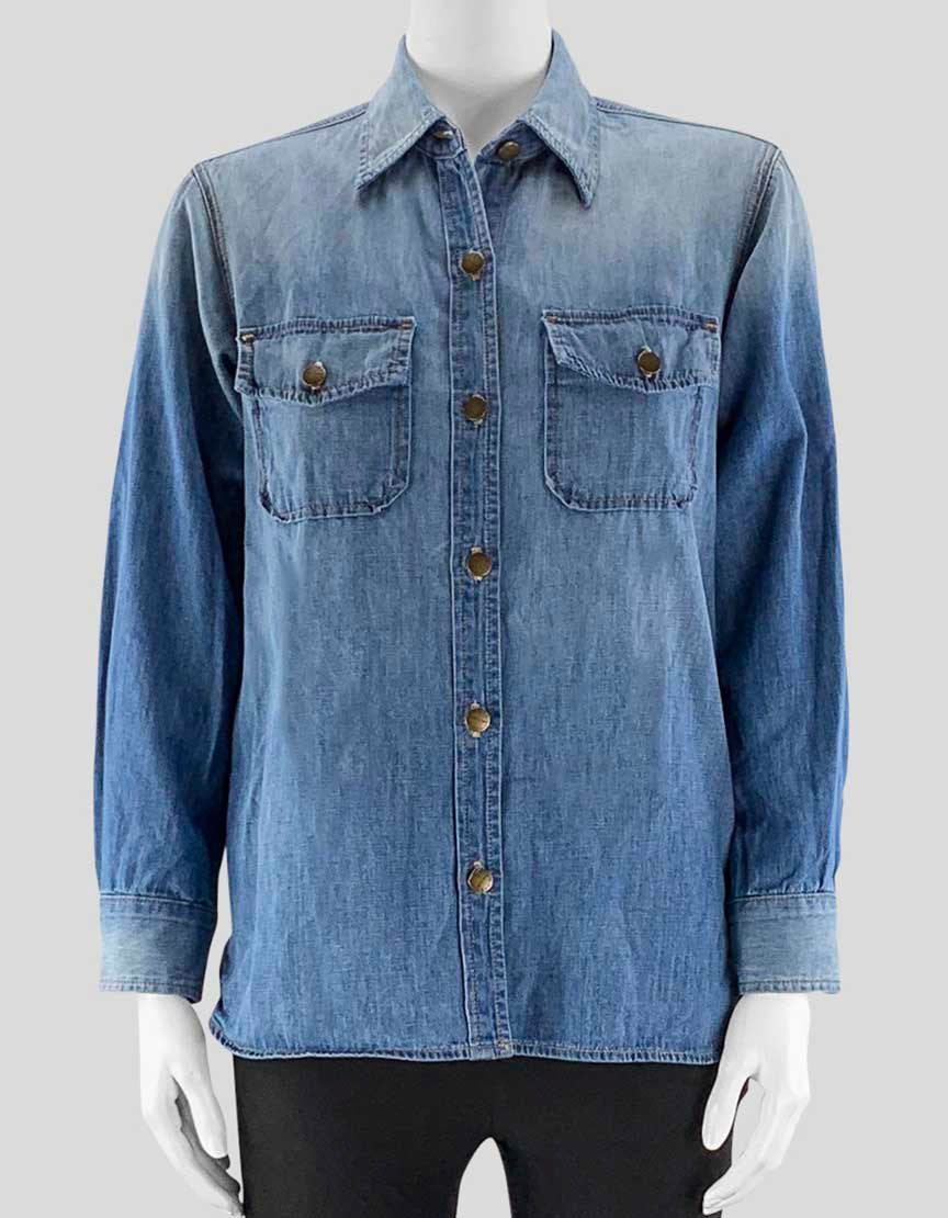 Current elliott hot sale denim shirt