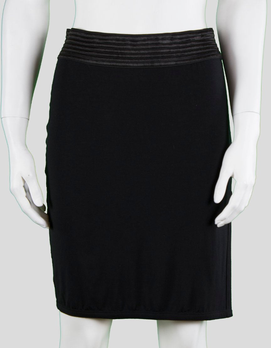 T By Alexander Wang Skirt Black Tube Small