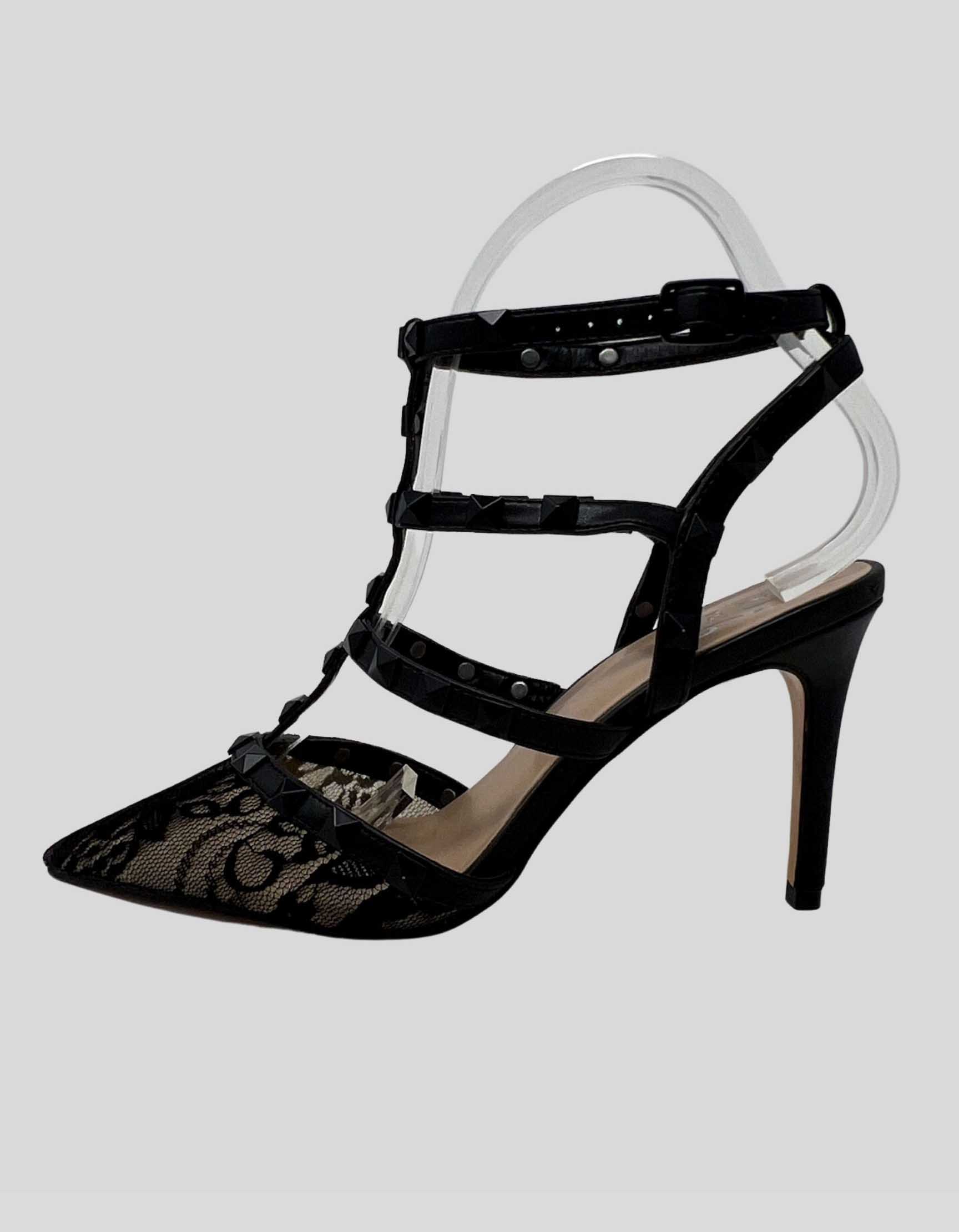 Mix No. 6 Liraven Pump In Black Lace 7M US LuxAnthropy