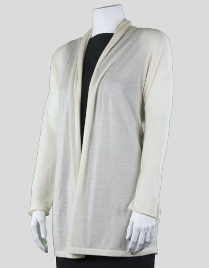 Barneys New York Long Sleeved Shawl Neck Cashmere Cardigan Small