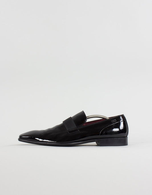 Boss Hugo Boss Tuxedo Slip On Patent Leather Shoes - 11 US