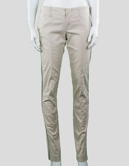 Rag & Bone Khaki Pants With Black Tuxedo Stripe - 27 US