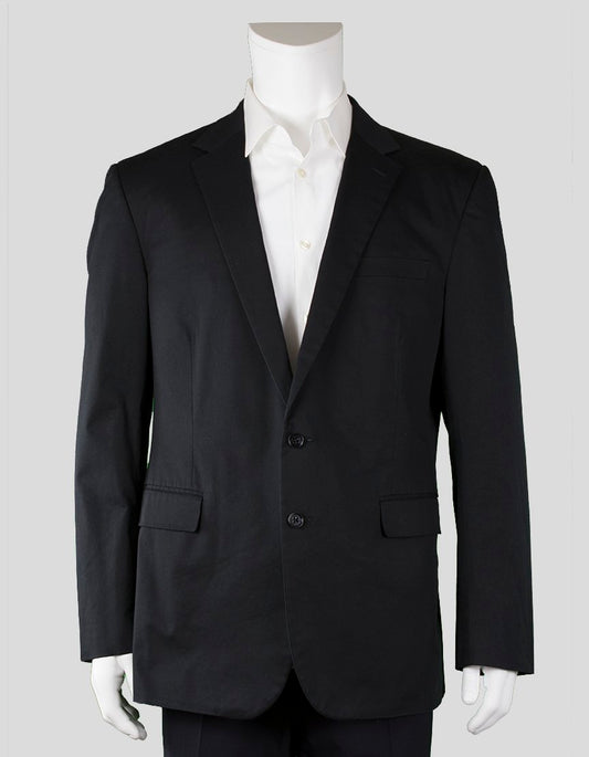 Ralph Lauren Black Label Anthony Cotton Two Button Notch Lapel Double Back Vent Sport Coat Blazer 46 R