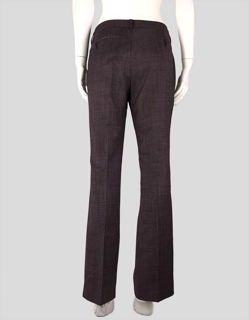 Etro Flat Front Straight Pants With Side Pockets 44 IT
