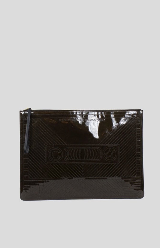 CORTO MOLTEDO Patent Leather Clutch - One Size