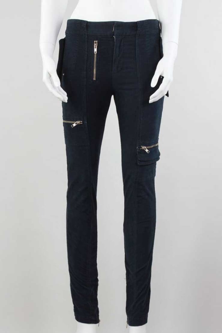 A.L.C. Blue Corduroy Straight Legs Pants