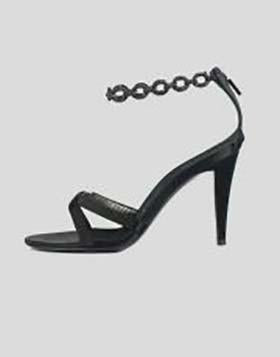 SERGIO ROSSI Satin Sandal with Ankle Strap - 37 IT | 7 US