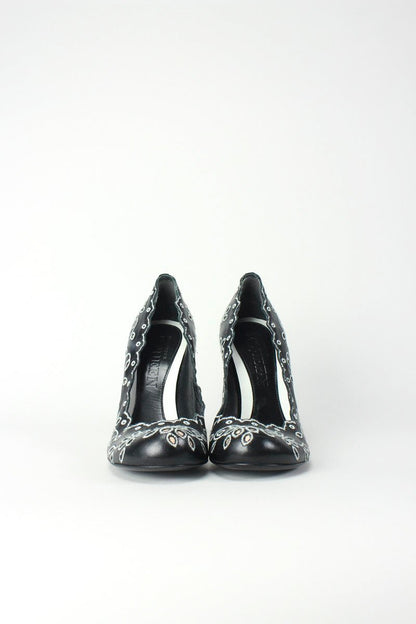 ALEXANDER MCQUEEN Pumps With Flower Embroidery - 7 US | 37 IT