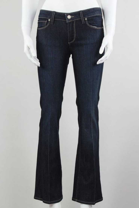 Paige Skyline Bootcut Jeans Dark Denim Size 27