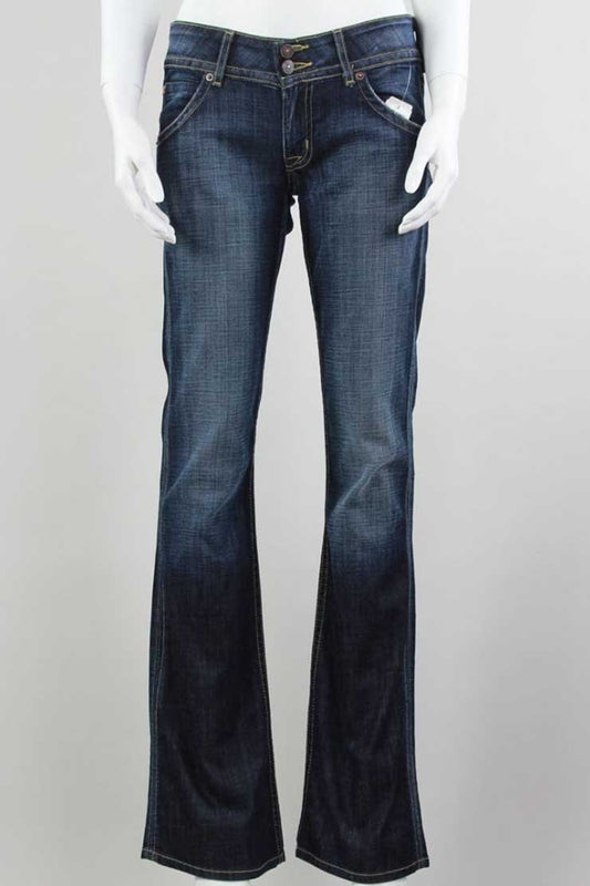 Hudson Signature Bootcut Jeans Zip Front With Two Button Closure Size 27