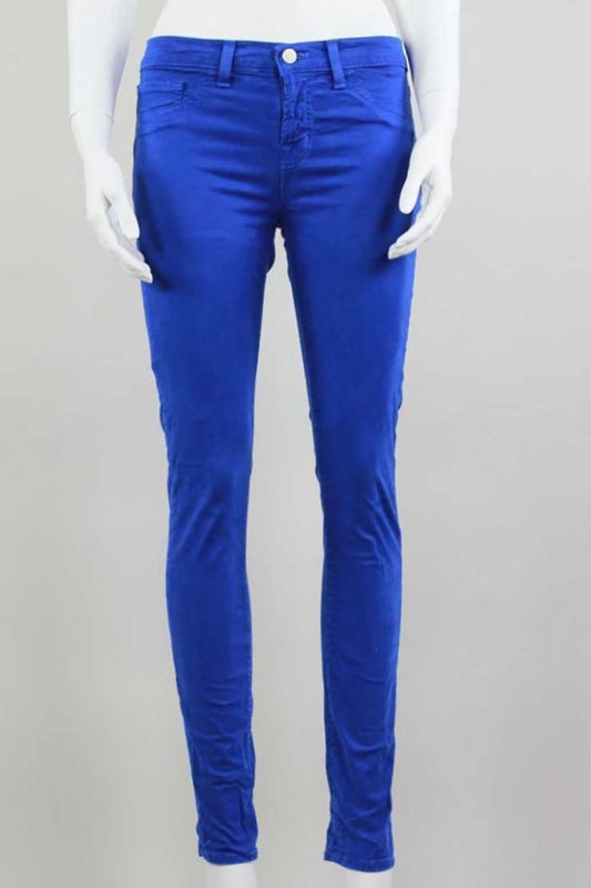 J. Brand Bright Royal Skinny Leg Jeans Size 26