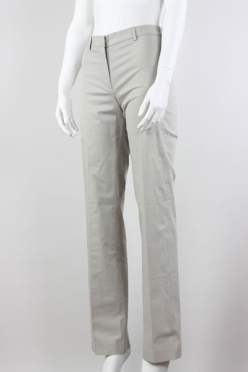 Theory Wide Legged Classic Cotton Pants - 2 US