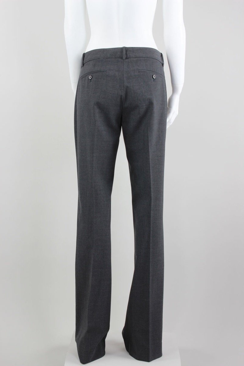 Theory Wide Legged Classic Pants Flat Front With Pockets And Belt Loops Size 8