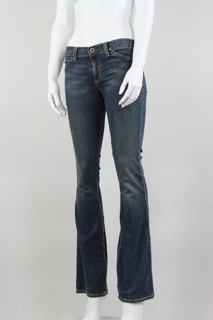 AG Adriano Goldschmied The Legend Flared Light Weight Denim Jeans - 25R