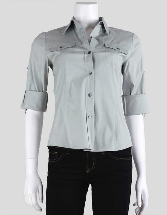 Theory Button Front Shirt - Small