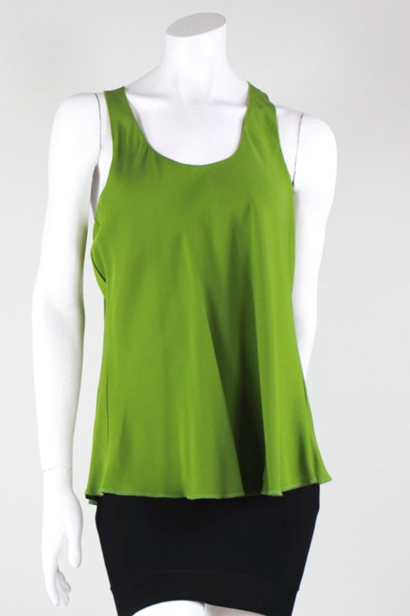 Theory Sleeveless Scoop Neck Tank Top Swing Style Blouse Size Large