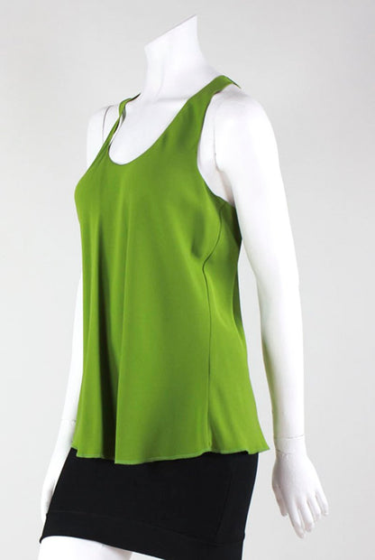 Theory Sleeveless Scoop Neck Tank Top Swing Style Blouse Size Large