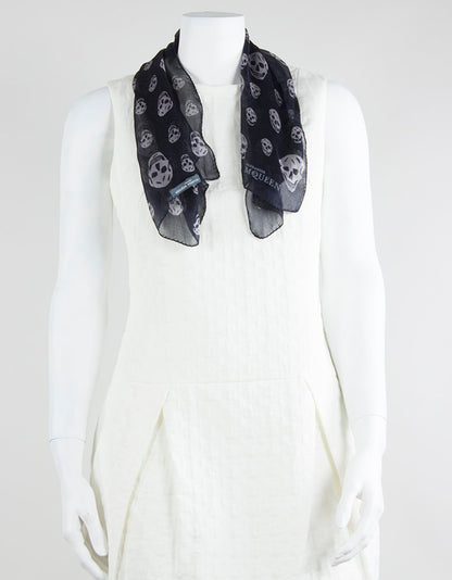 Alexander McQueen Skull Print Design Scarf