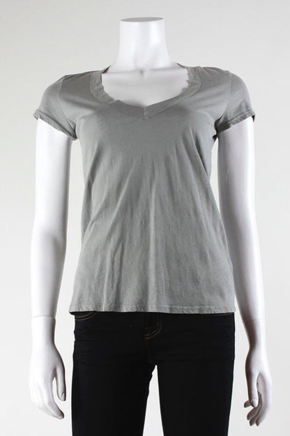 James Perse Grey V-Neck T Shirt Size 1