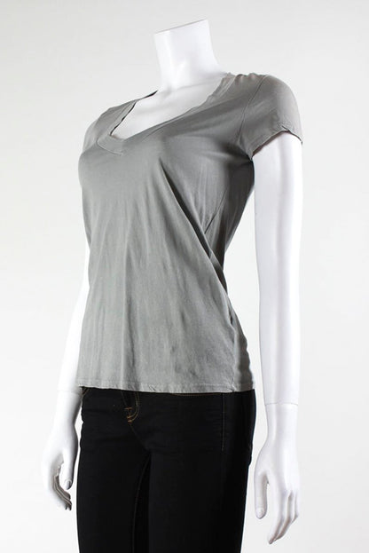 James Perse Grey V-Neck T Shirt Size 1