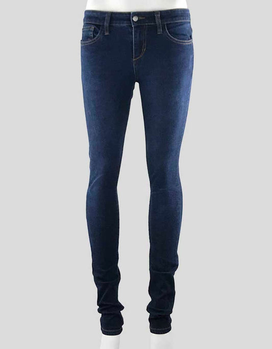 Joe's Jeans Women's The Icon Skinny Mid Rise Five Pocket Zip Fly With Button Closure Jeans In Stretch Cotton Size 26 US