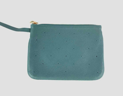 Louis Vuitton Mahina Leather Selene Mm Hobo Bag In Teal Leather