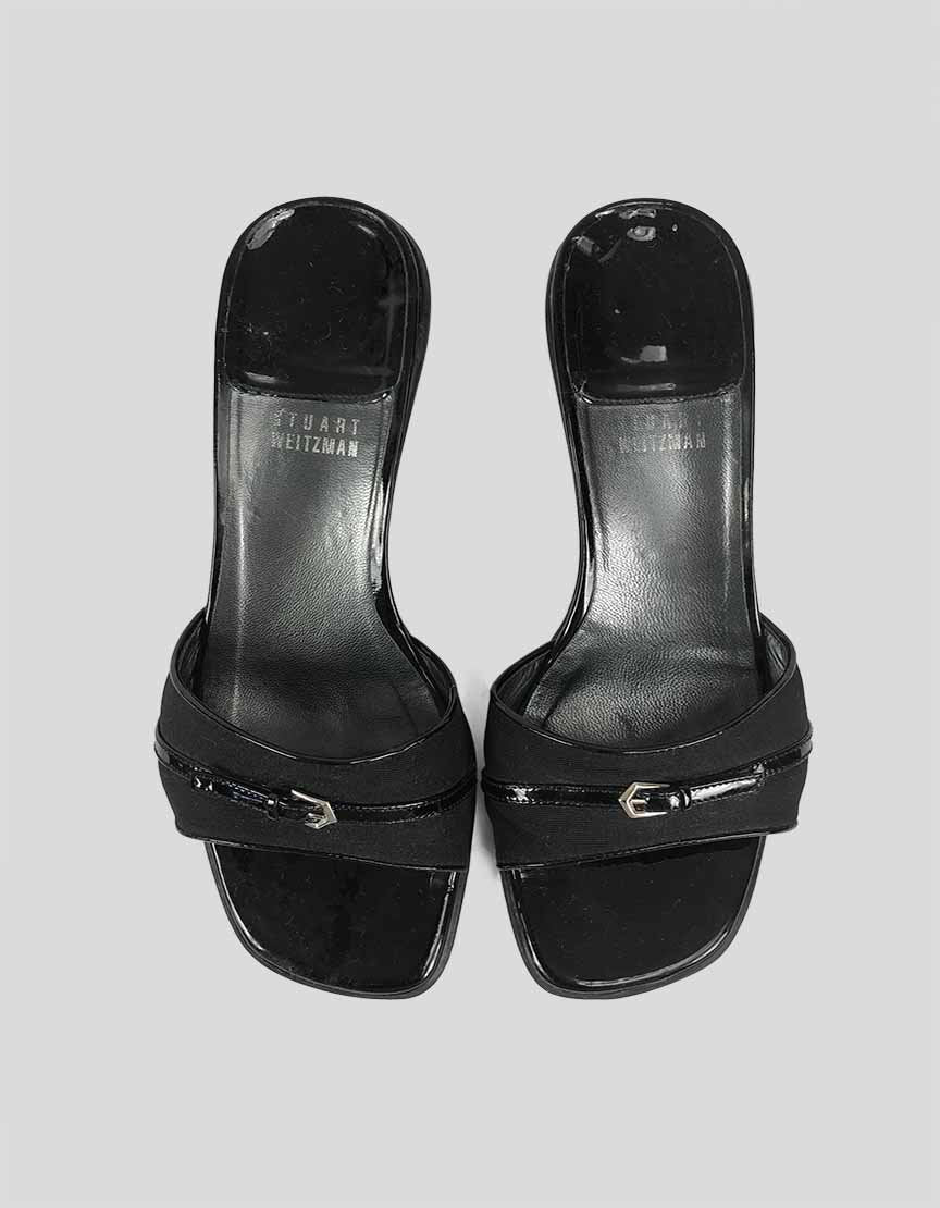Stuart Weitzman Kitten Heel Sandals - 8.5 US