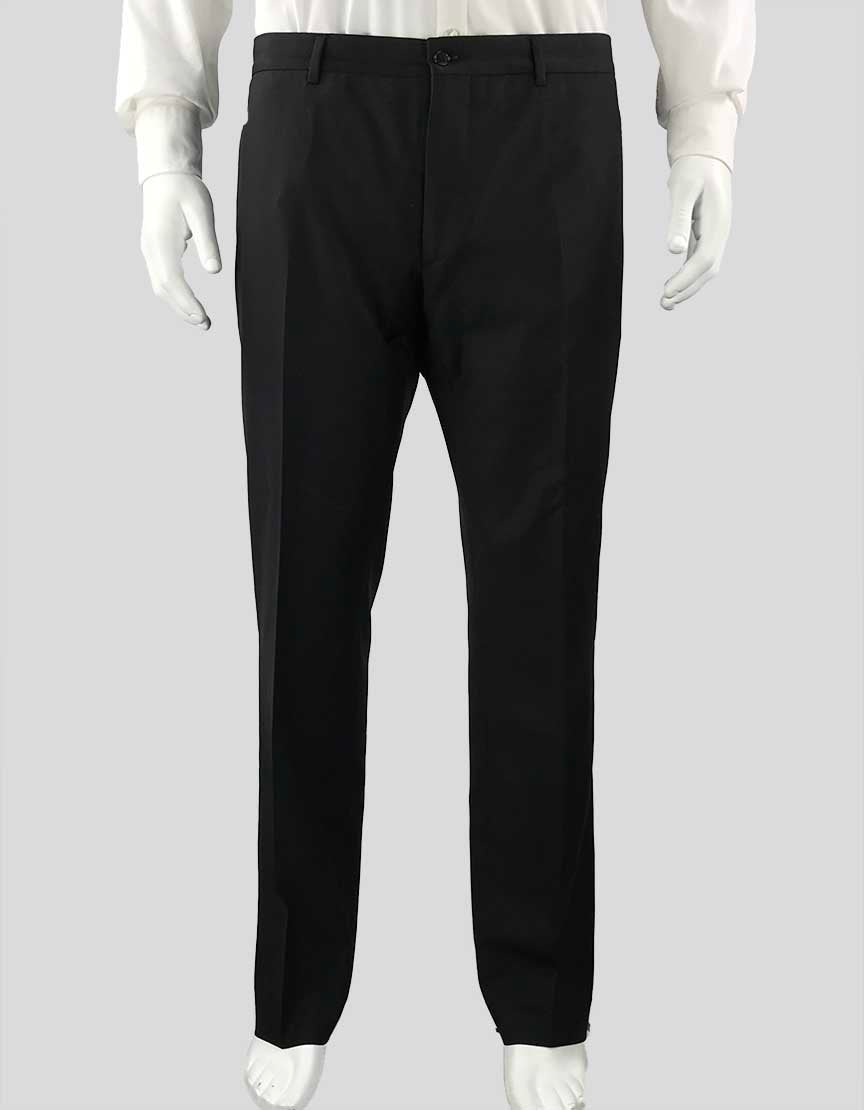 Giorgio Armani Wool And Cashmere Black Suit 44 R US