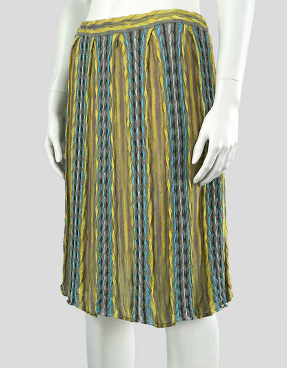 M MISSONI Knee Length Knit Skirt - 40 IT | 4 US