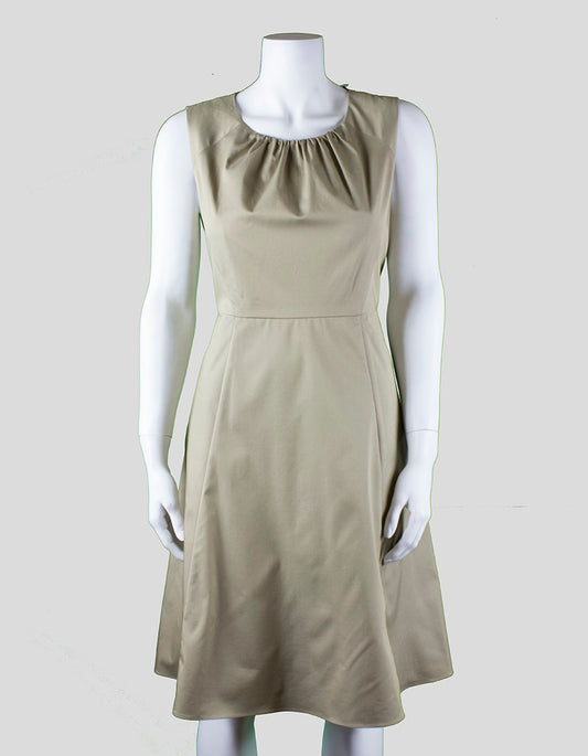 Elie Tahari Sleeveless Kemper Dress With A Line Skirt Size 6