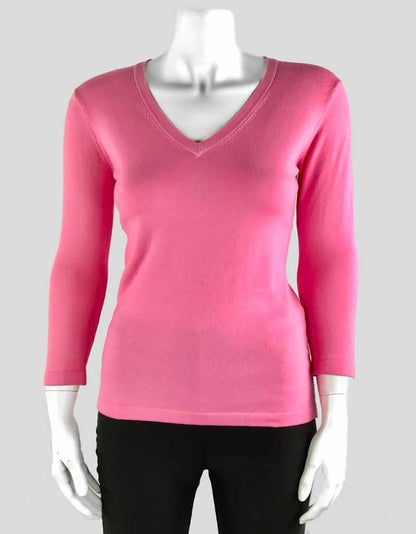 525 America Pink Sweater Small