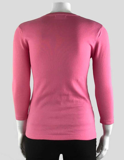 525 America Pink Sweater Small