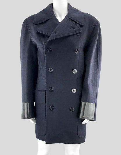 Jean Paul Gaultier Wool Pea Coat - 8 US