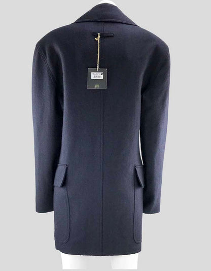 Jean Paul Gaultier Wool Pea Coat - 8 US