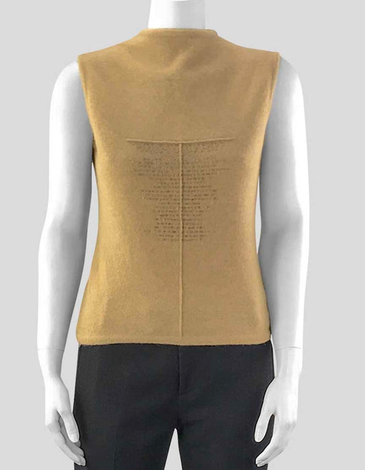 Alberta Ferretti Wool and Cashmere Sleeveless Top - 42 IT | 8 US