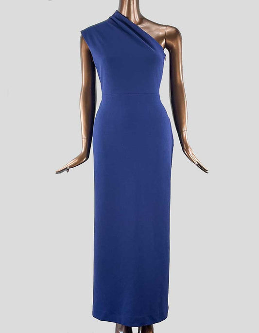 Solace London One Shoulder Evening Gown Size 8 US 40 Eu