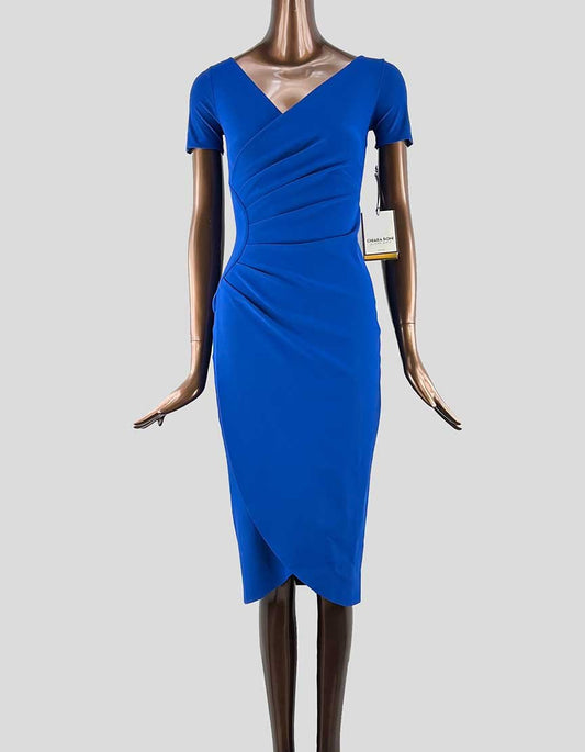 La Petite Robe Di Chiara Boni Blue Ajak Dress - 38 It 2 US