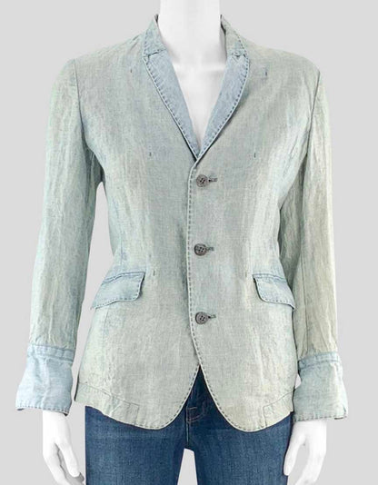 Pas De Calais Light Blue Blazer 2US 34Fr