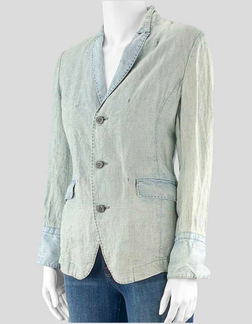 Pas De Calais Light Blue Blazer 2US 34Fr