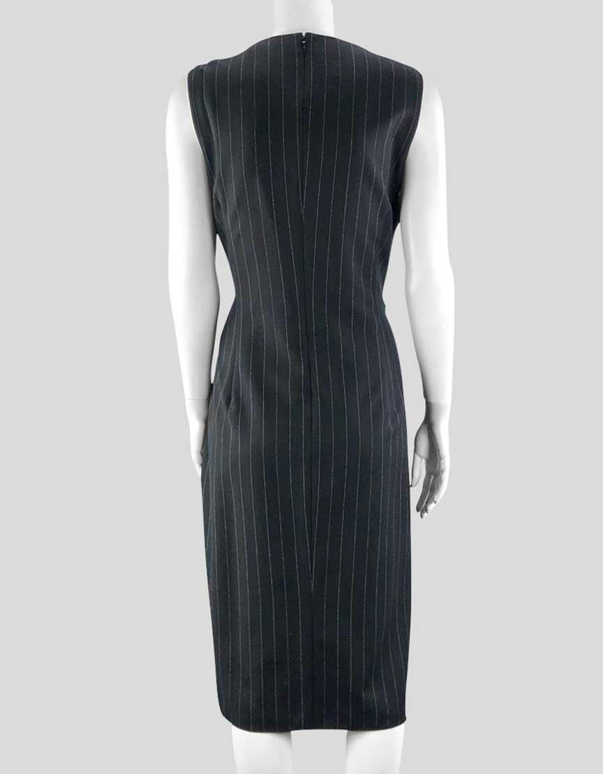 Lauren Ralph Lauren Pin Striped Knee Length Dress -16 US