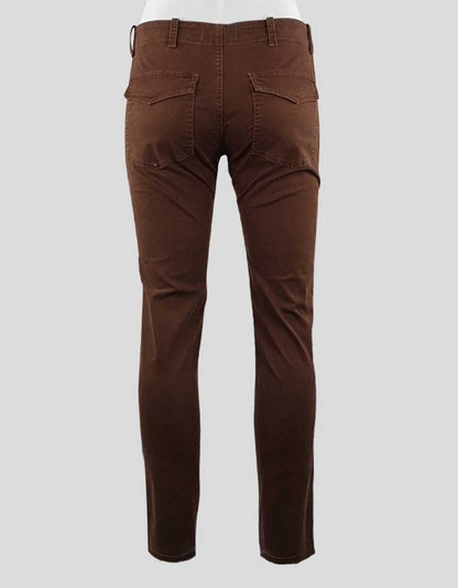 Nili Lotan Brown Jeans With Yellow Detailing 2US