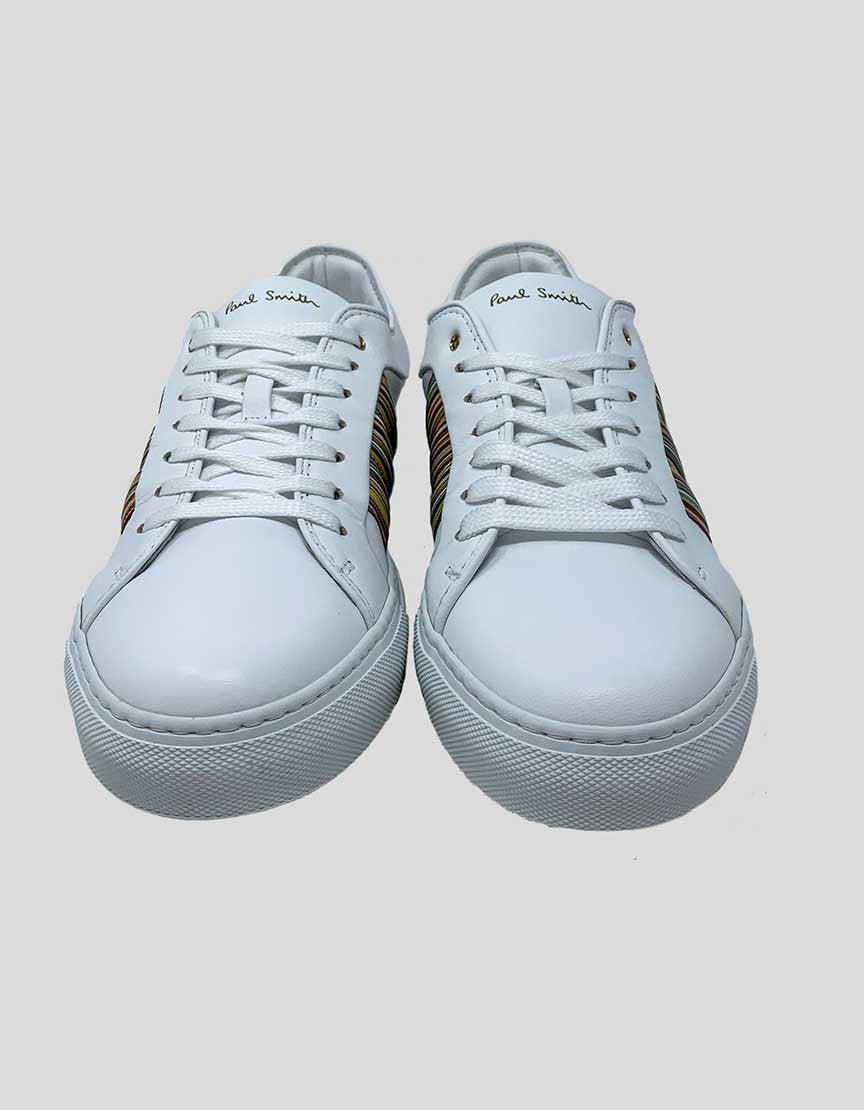 Paul Smith White Leather Sneakers - 8 US – LuxAnthropy
