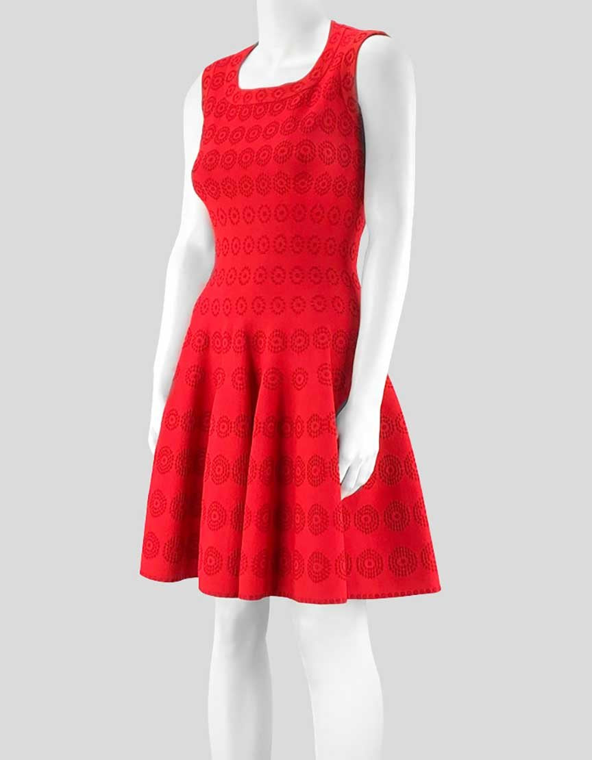 Alaia red outlet dress