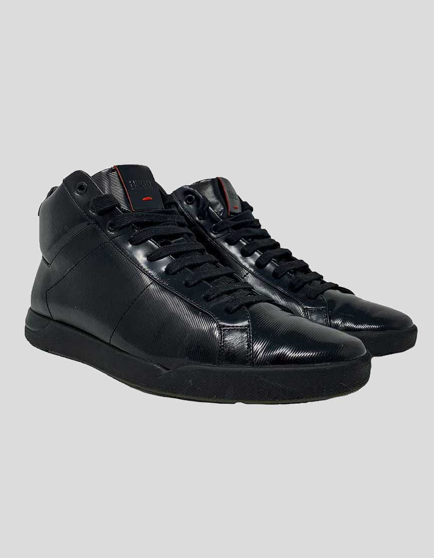 Hugo boss outlet black shoe