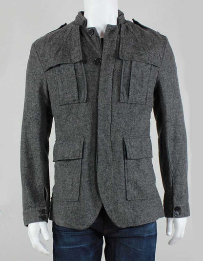 All Saints Mens Grey Jacket Medium