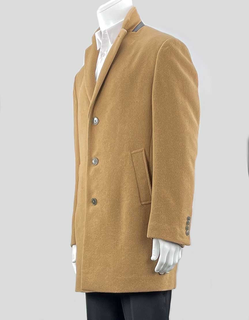 Calvin klein deals slim fit overcoat