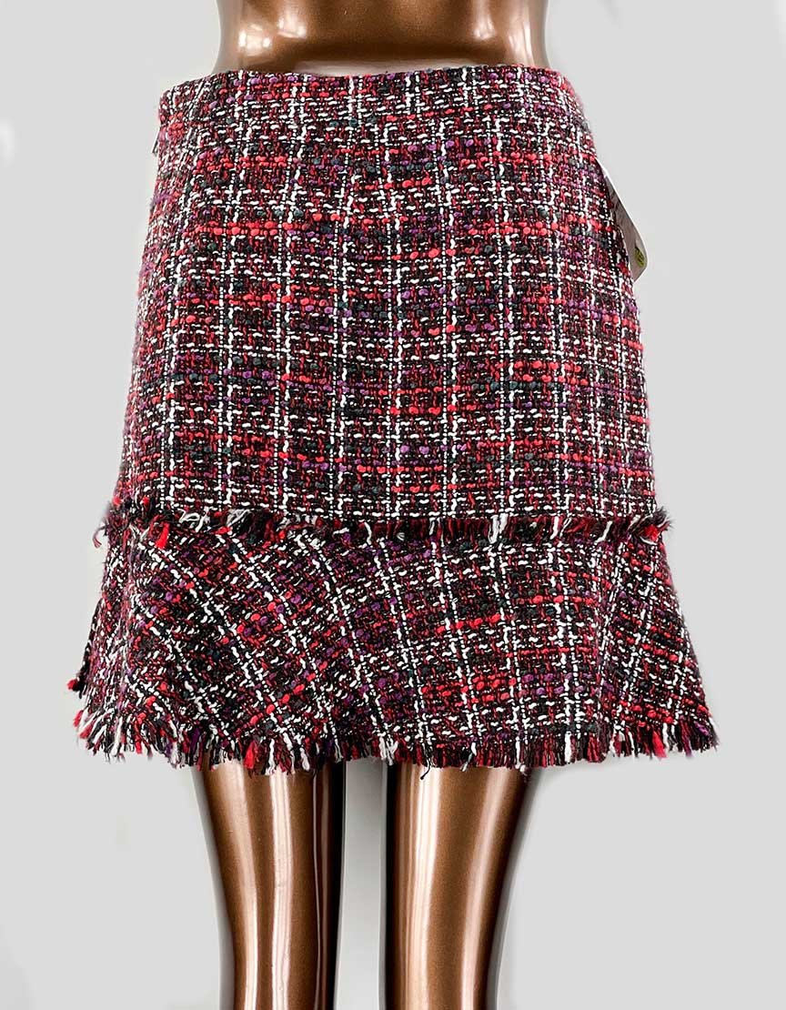 Tweed mini shop skirt value