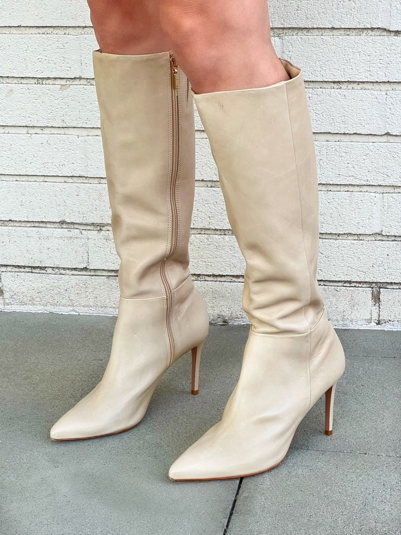 Senso Mikki III leather boots - White