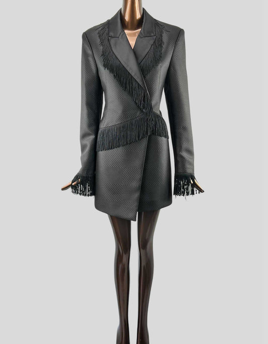 ROTATE Birger Christensen Black Shannon Blazer Dress - 4 US