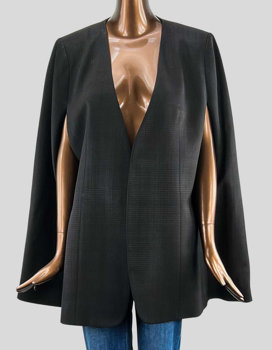 Totême Black Dinner Cape Blazer - M | 6 US | 38 FR